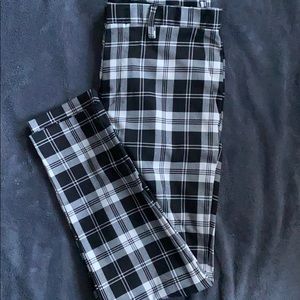30- Zara Plaid Skinny fit Dress Pant